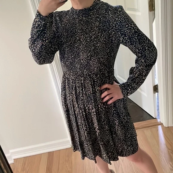 zara empire waist dress Double Take Scoop Neck Empire Waist Long Sleeve Magic Women Dress Zara -Craft